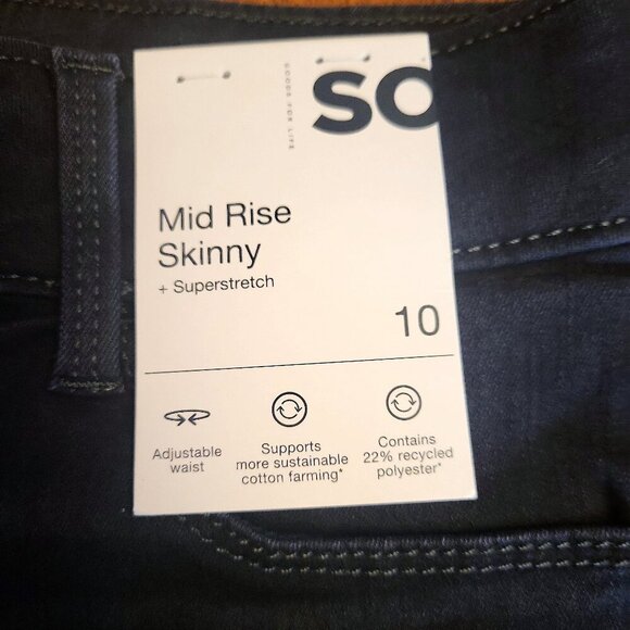 2 Pair of Girls Jeans ~ SO ~ Sz 10 ~ NWT - Picture 13 of 15